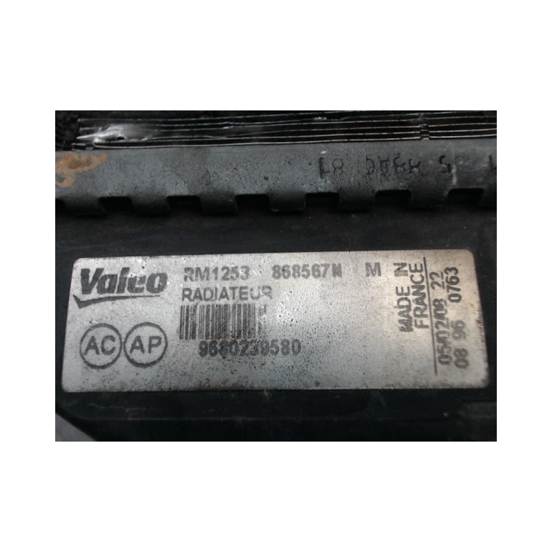 RADIATEUR CITROEN C3