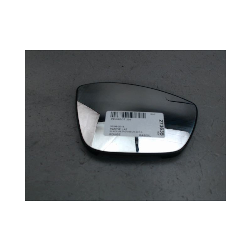 GLACE RETROVISEUR EXT D PEUGEOT 208