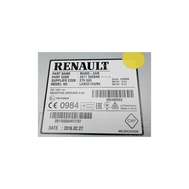 AUTORADIO RENAULT CLIO