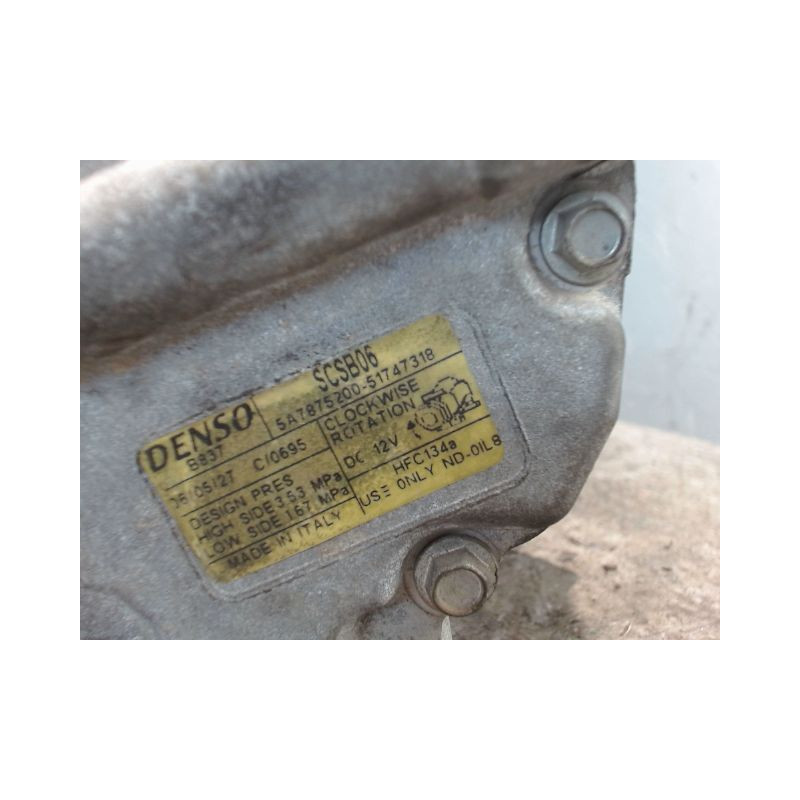 COMPRESSEUR AIR CONDITIONNE FIAT PANDA 2003-
