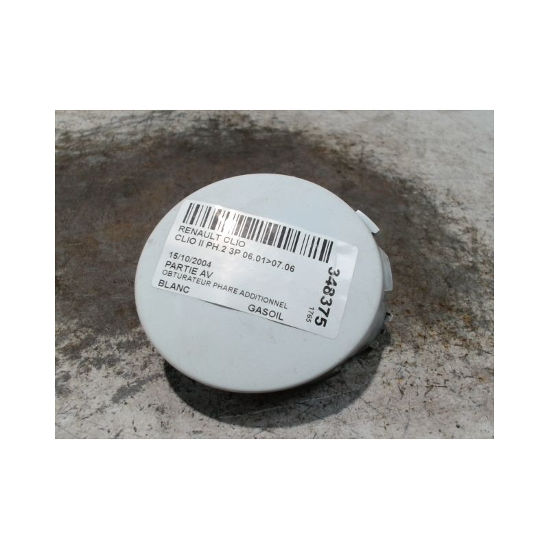 OBTURATEUR PHARE ADDITIONNEL PARE-CHOC AVG RENAULT CLIO II PH.2 01-06