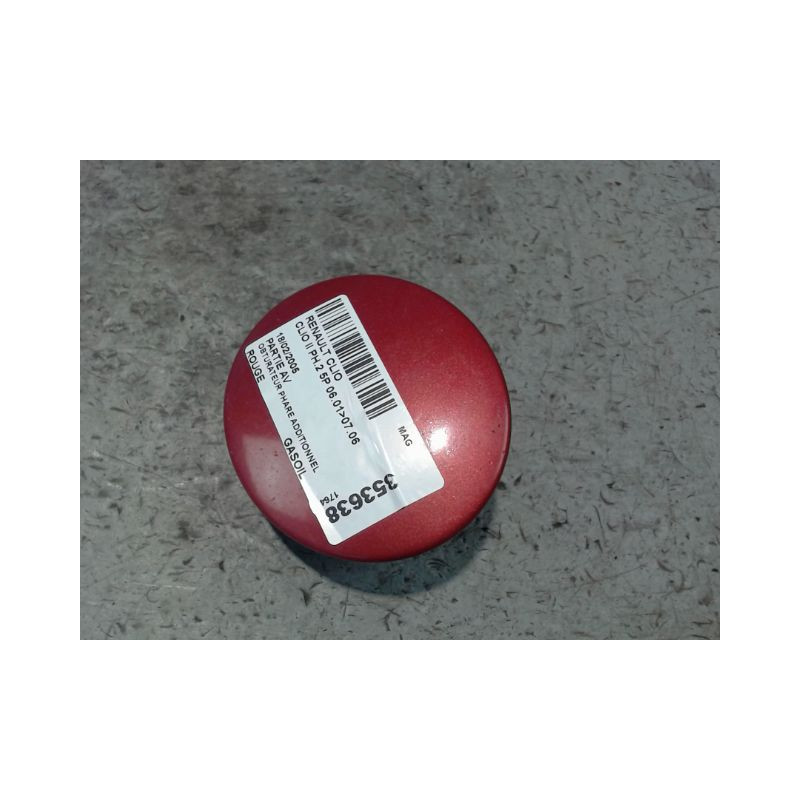 OBTURATEUR PHARE ADDITIONNEL PARE-CHOC AVD RENAULT CLIO II PH.2 01-06