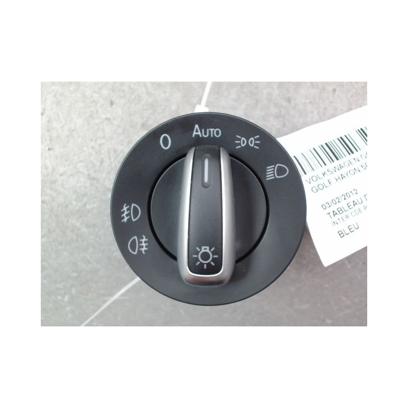 INTERIEUR COMMANDE PHARES VOLKSWAGEN GOLF VI (1K) 2008-2013