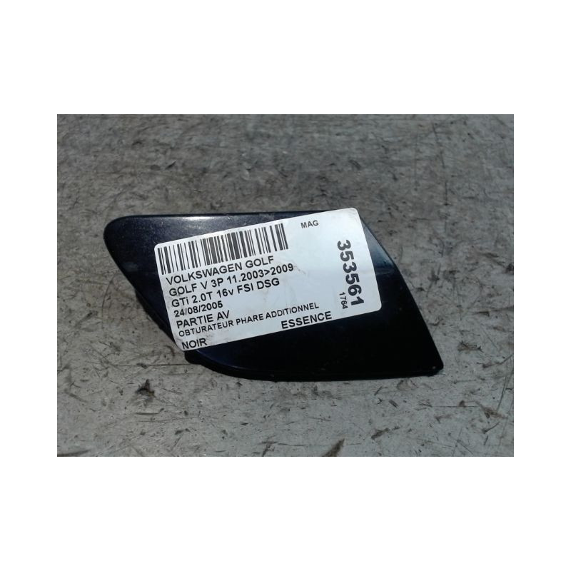 OBTURATEUR PHARE ADDITIONNEL PARE-CHOC AVD VOLKSWAGEN GOLF V 2003-2009