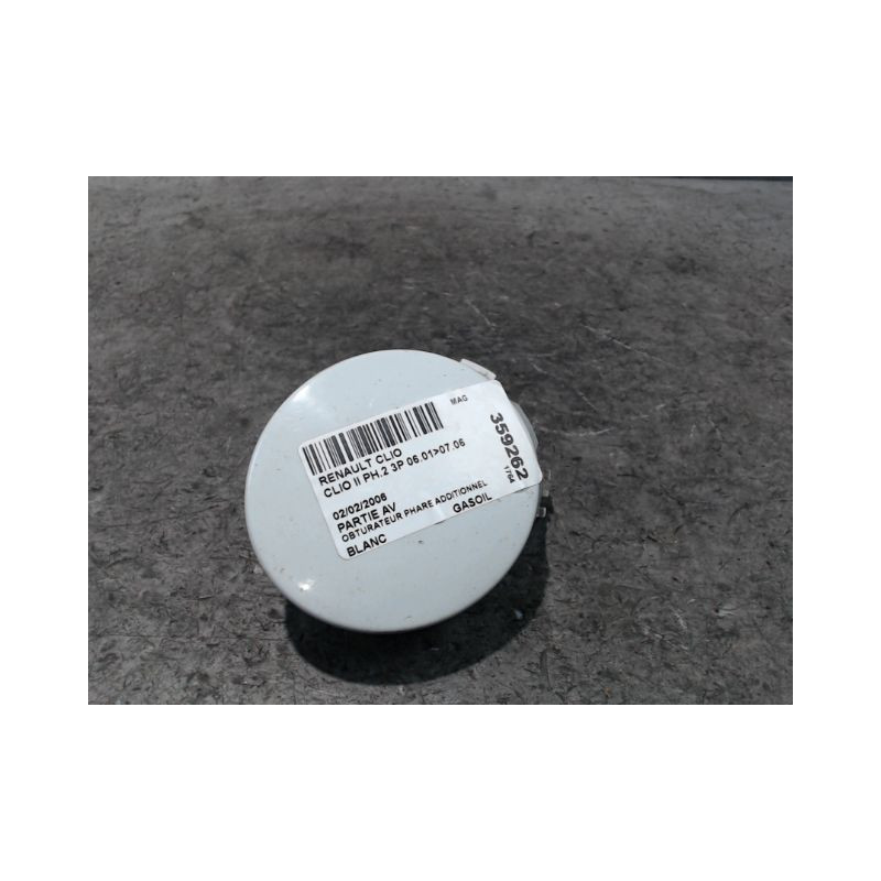 OBTURATEUR PHARE ADDITIONNEL PARE-CHOC AVD RENAULT CLIO II PH.2 01-06
