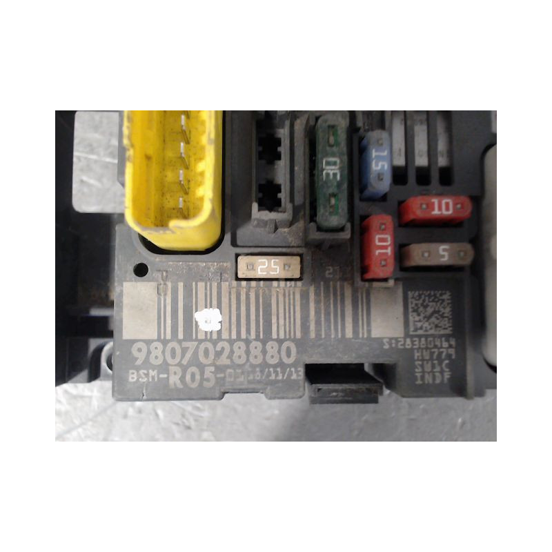 BOITE A FUSIBLES PEUGEOT PARTNER FG II PHASE 2 (B9) 2012-2015