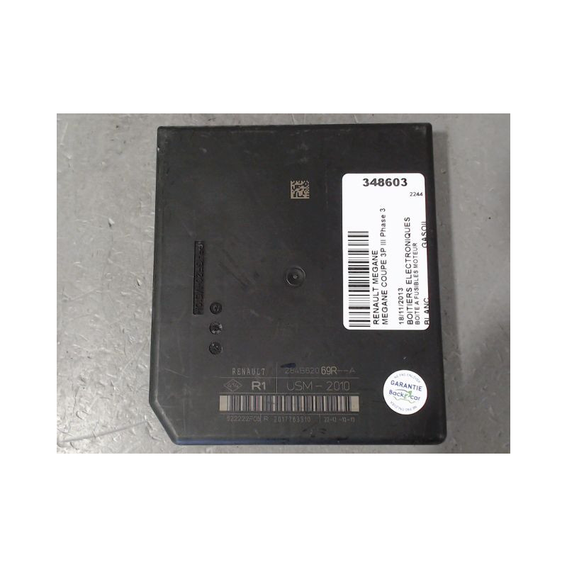 BOITE A FUSIBLES RENAULT MEGANE COUPE III Phase 3 2013-...