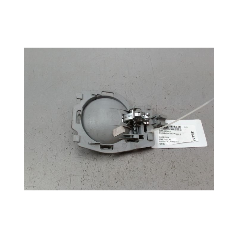 POIGNEE INTERIEURE PORTE ARRIERE GAUCHE CITROEN C3 I Phase 2 2005-2010