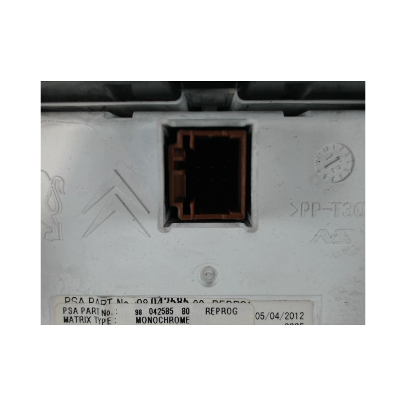 BLOC COMPTEURS PEUGEOT 3008 2009-