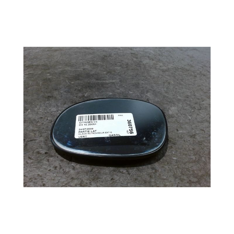 GLACE RETROVISEUR EXT G CITROEN C3 2005-
