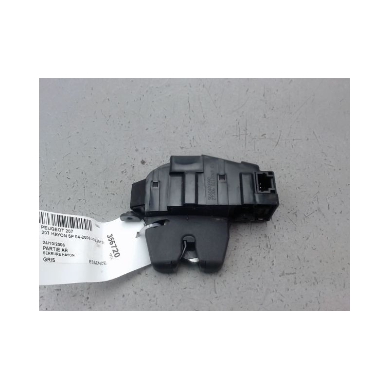 SERRURE HAYON  PEUGEOT 207 2006-2013