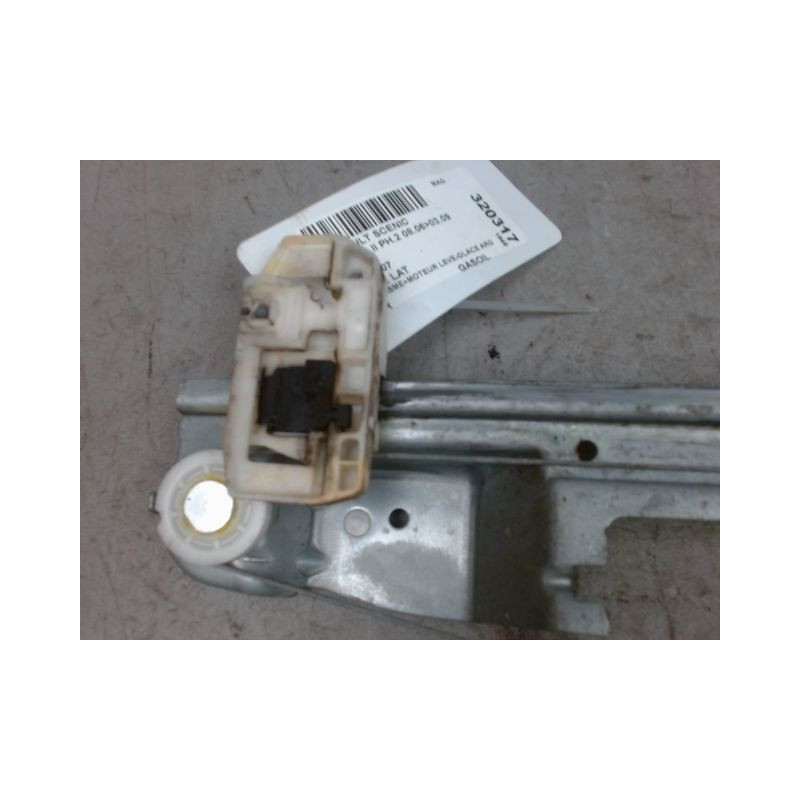 MECANISME+MOTEUR LEVE-GLACE ARRIERE GAUCHE RENAULT SCENIC II PH.2 06-09