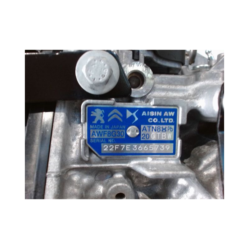 BOITE A VITESSE AUTOMATIQUE PEUGEOT 208 1.2 PureTech 130