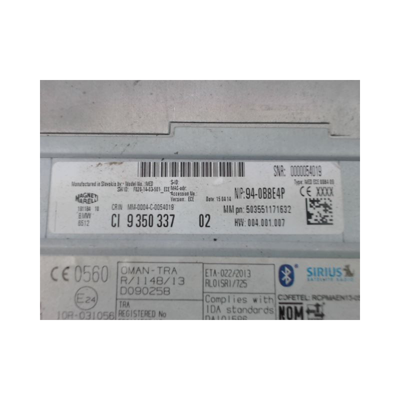 AUTORADIO MINI MINI III (F55/F56) 2014-...