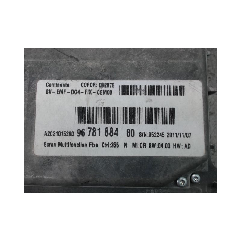 ECRAN GPS PEUGEOT 508