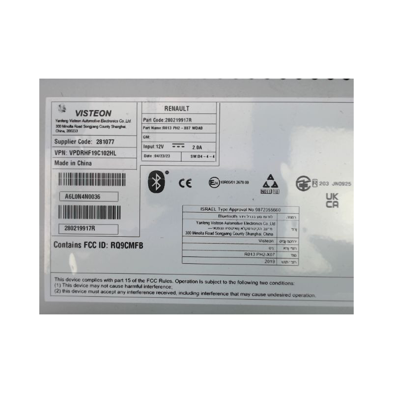 AUTORADIO RENAULT TWINGO III 2014-...