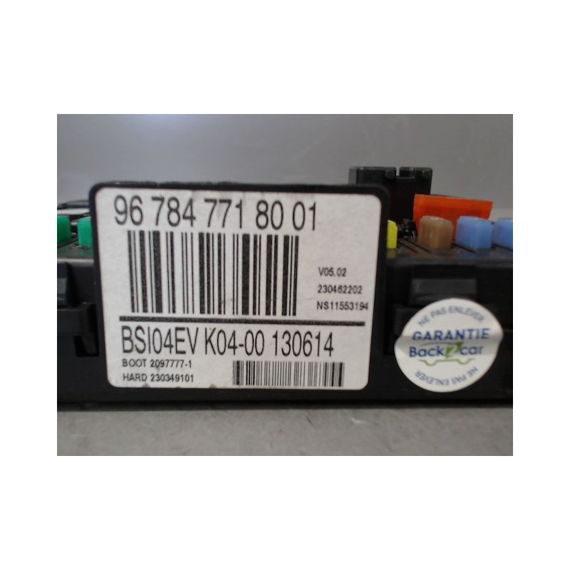 BOITIER GESTION HABITACLE CITROEN C1 3P