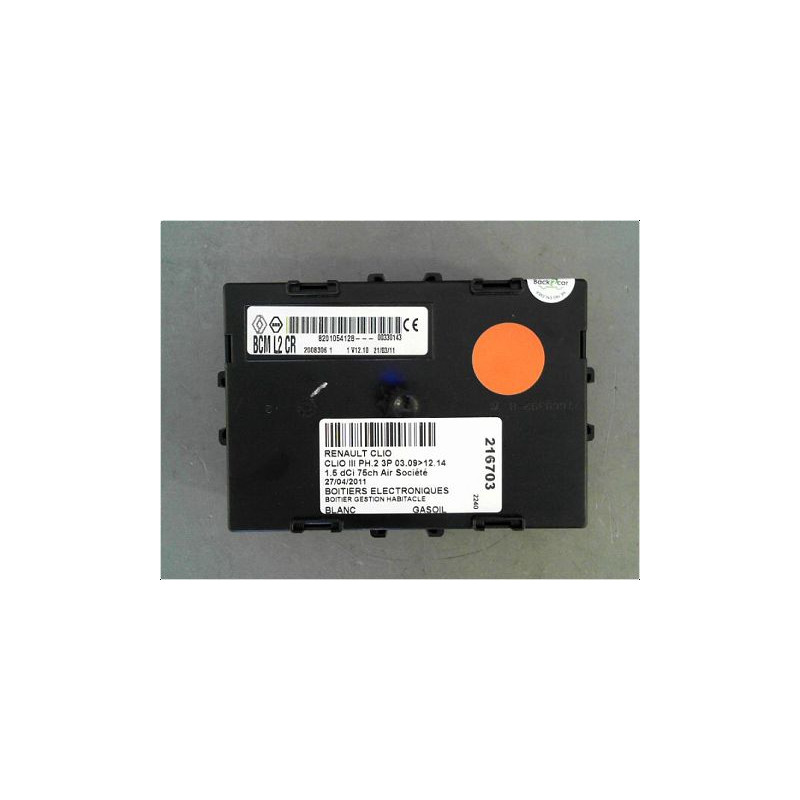 BOITIER GESTION HABITACLE RENAULT CLIO III PH.2 09-14