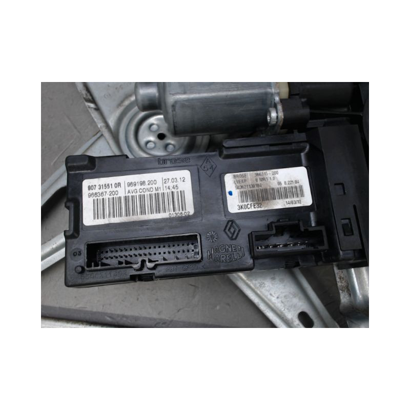 MECANISME LEVE-GLACE AVANT GAUCHE RENAULT MEGANE