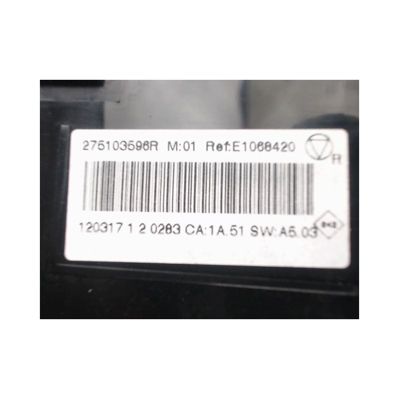 COMMANDE DE CHAUFFAGE RENAULT MEGANE