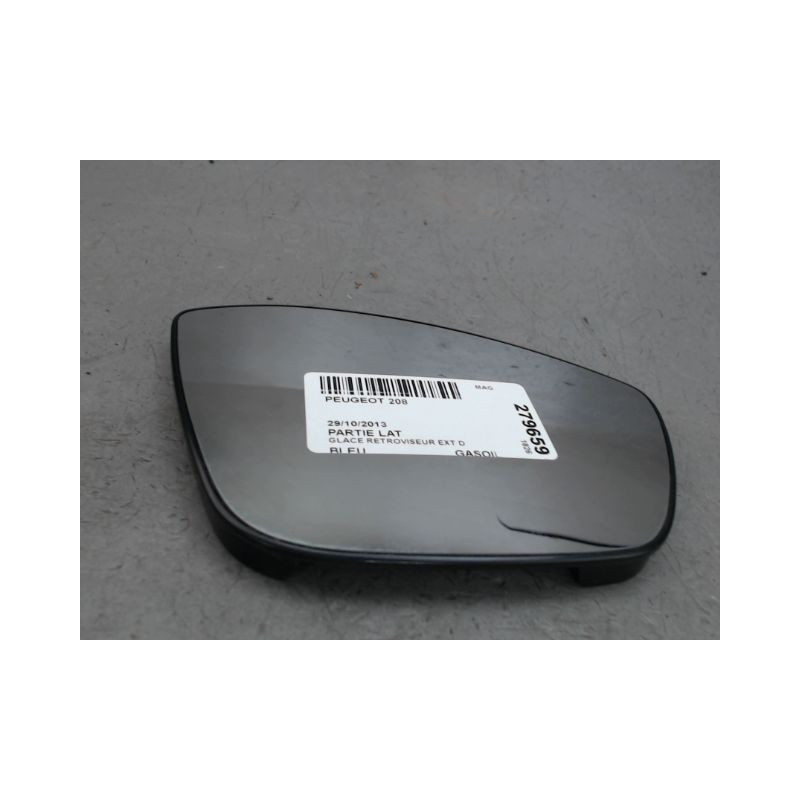 GLACE RETROVISEUR EXT D PEUGEOT 208