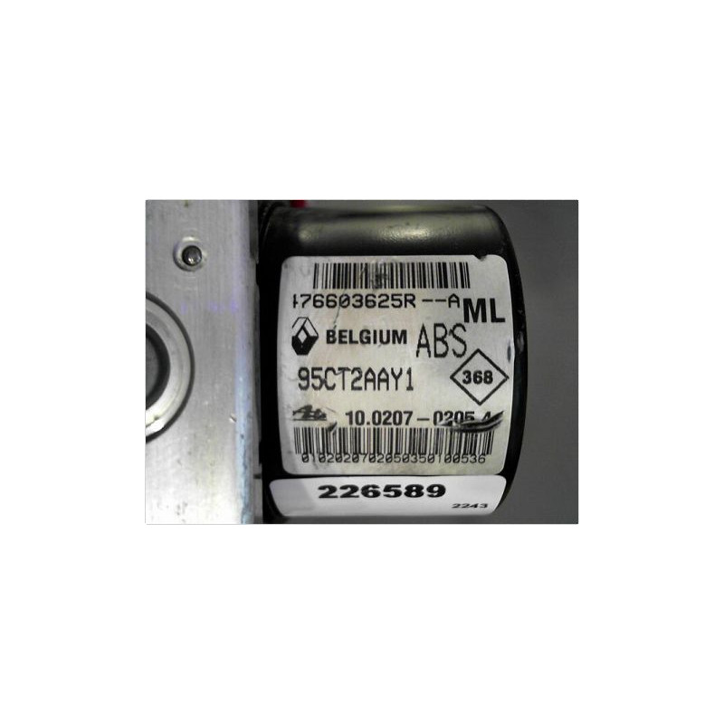 UNITE HYDRAULIQUE ABS RENAULT FLUENCE 2010-2013