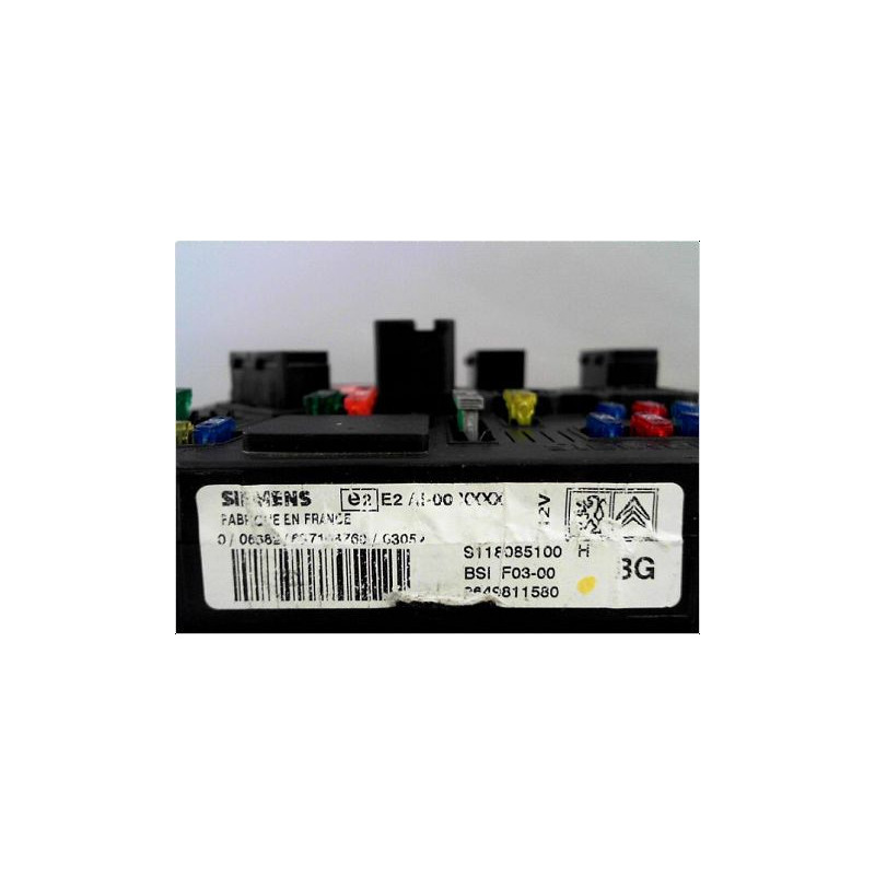 BOITIER GESTION HABITACLE CITROEN C3 2002-2005