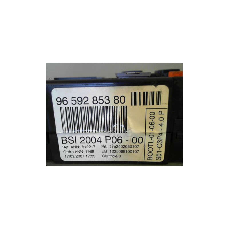 BOITIER GESTION HABITACLE PEUGEOT 207 5P