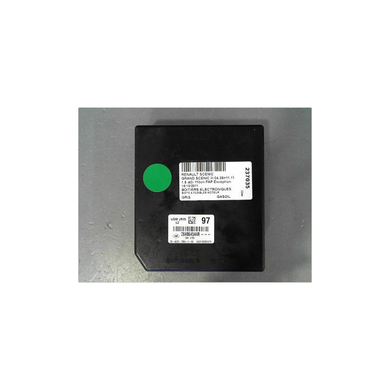 BOITE A FUSIBLES RENAULT GRAND SCENIC III 09-11