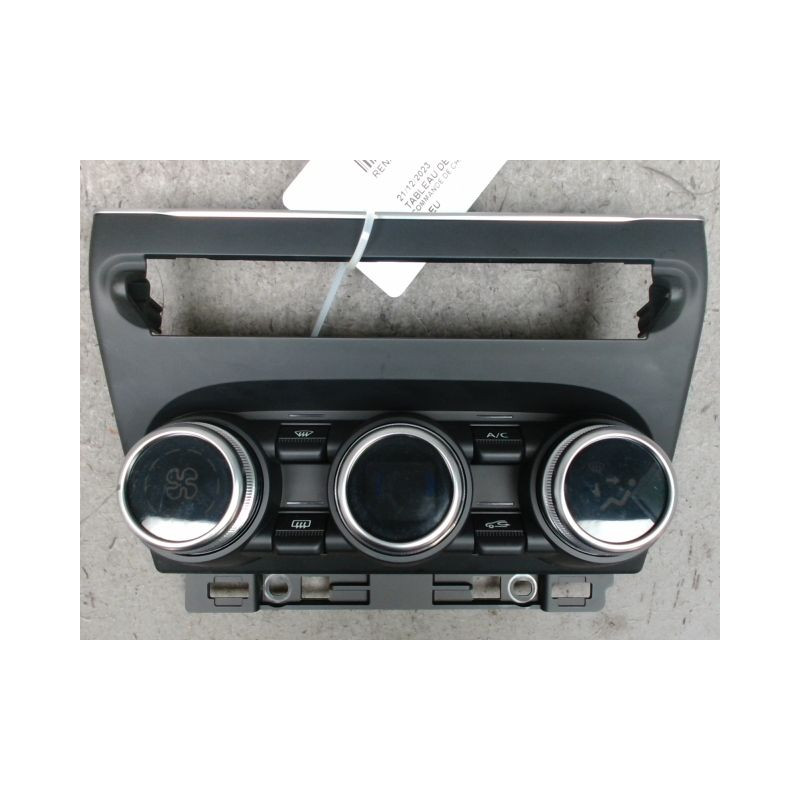 COMMANDE DE CHAUFFAGE RENAULT CAPTUR