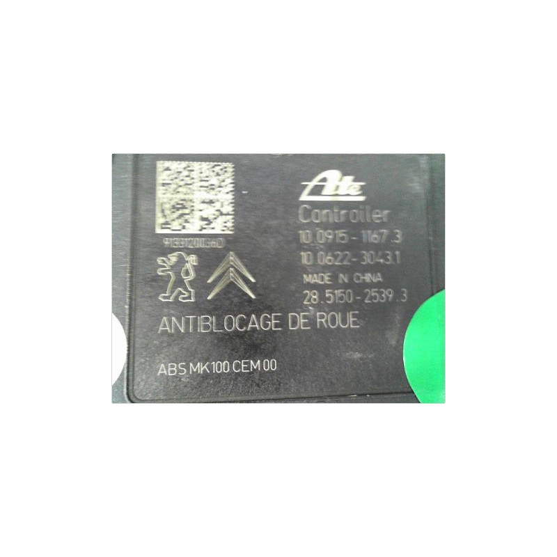 UNITE HYDRAULIQUE ABS CITROEN C3 II PH2 2013-2016