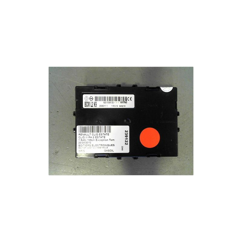 BOITIER GESTION HABITACLE RENAULT CLIO III PH.2 ESTATE 09-12