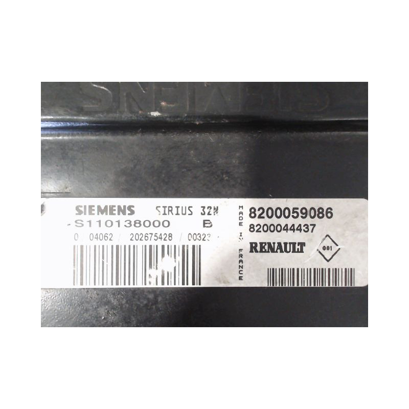 CALCULATEUR MOTEUR RENAULT CLIO II PH.1 98-2001