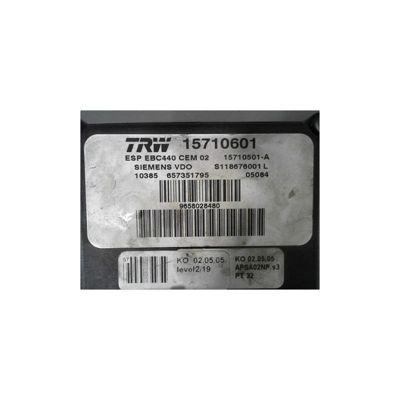 UNITE HYDRAULIQUE ABS PEUGEOT 407 SW
