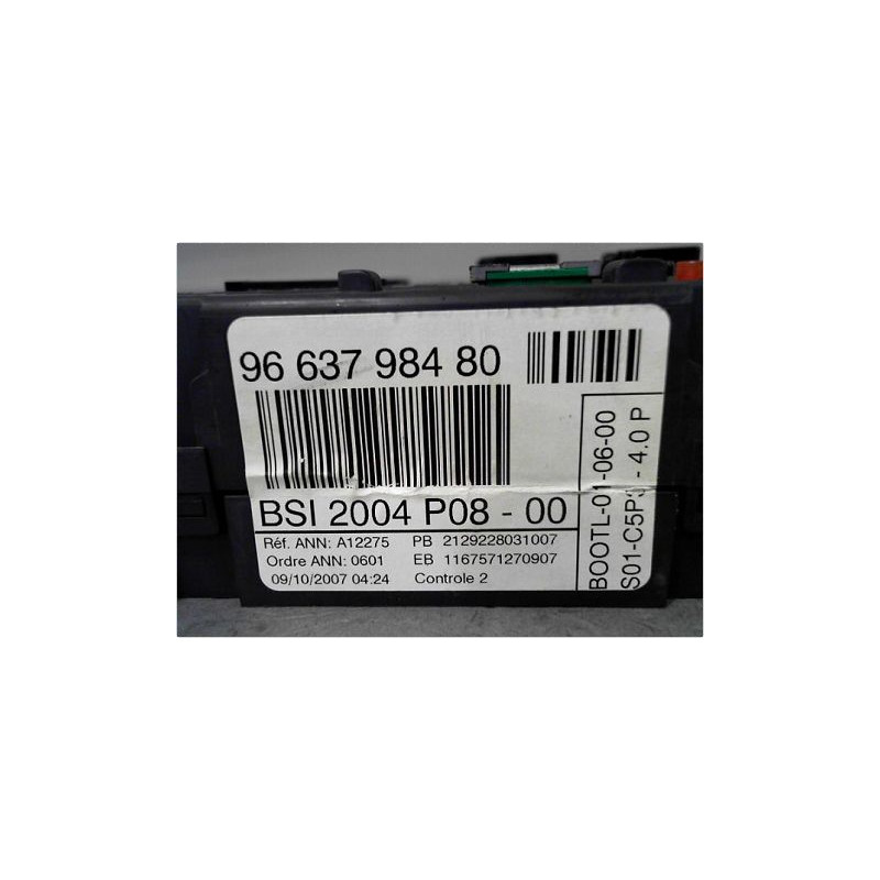 BOITIER GESTION HABITACLE CITROEN C4 04-08