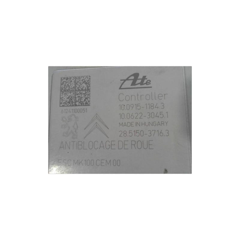 UNITE HYDRAULIQUE ABS PEUGEOT 208 12-15