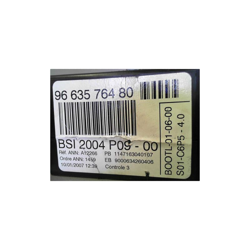 BOITIER GESTION HABITACLE CITROEN C4 COUPE 04-08
