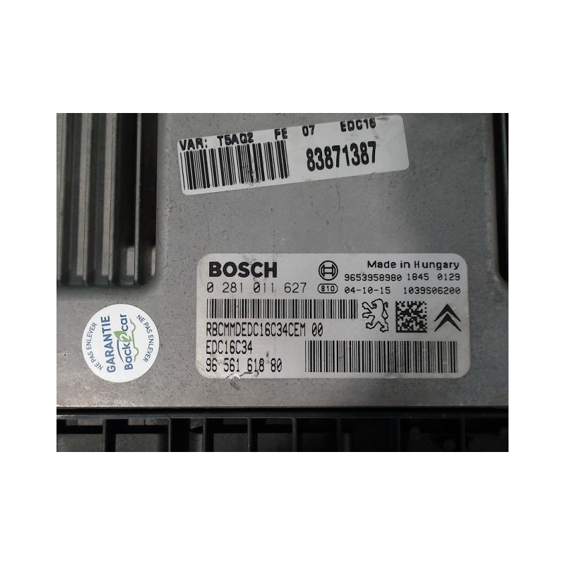 CALCULATEUR MOTEUR PEUGEOT 307 2001-2005