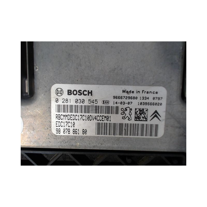 CALCULATEUR MOTEUR CITROEN C3 2009-