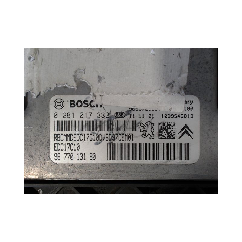 CALCULATEUR MOTEUR PEUGEOT 207 2011-
