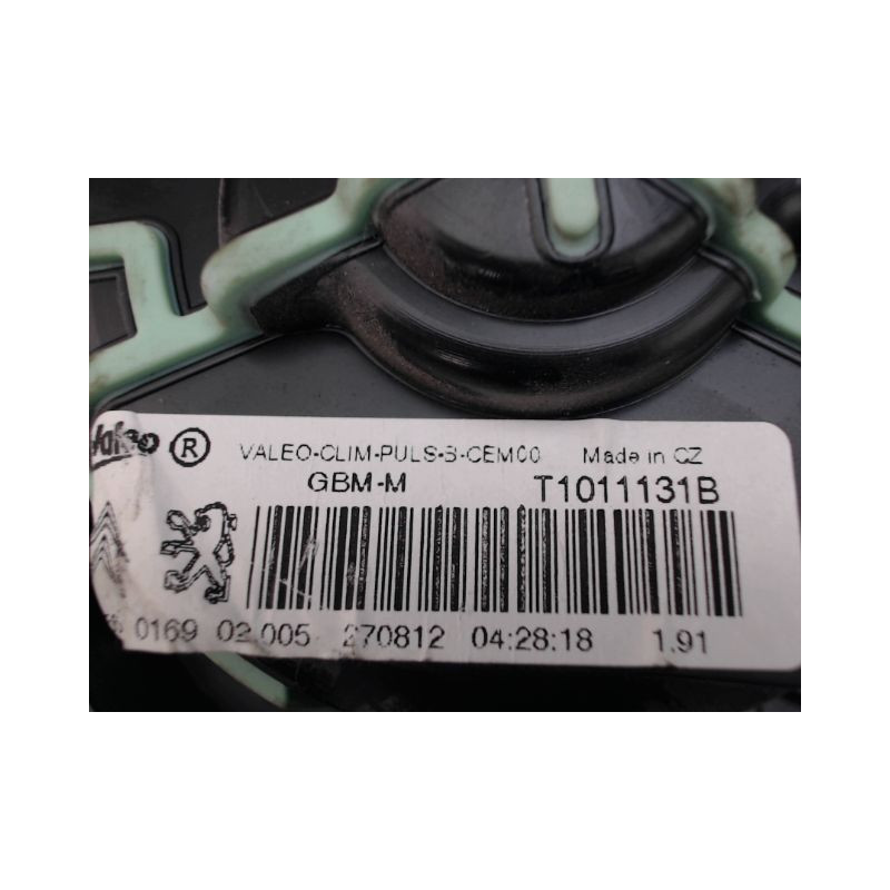 MOTEUR VENTILATEUR CHAUFFAGE CITROEN DS4