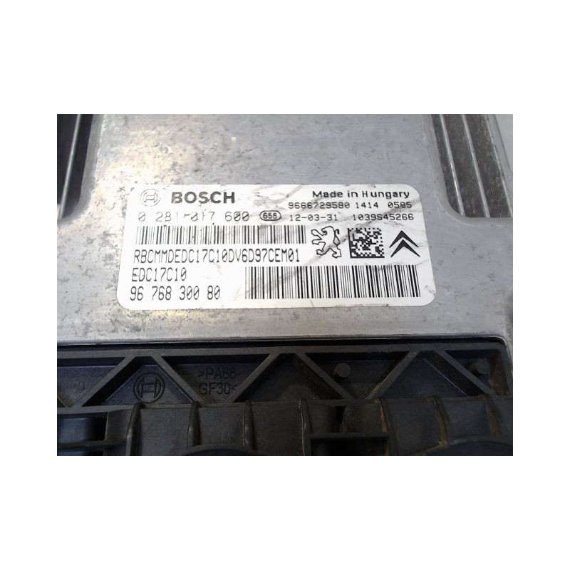 CALCULATEUR MOTEUR CITROEN C3 2009-