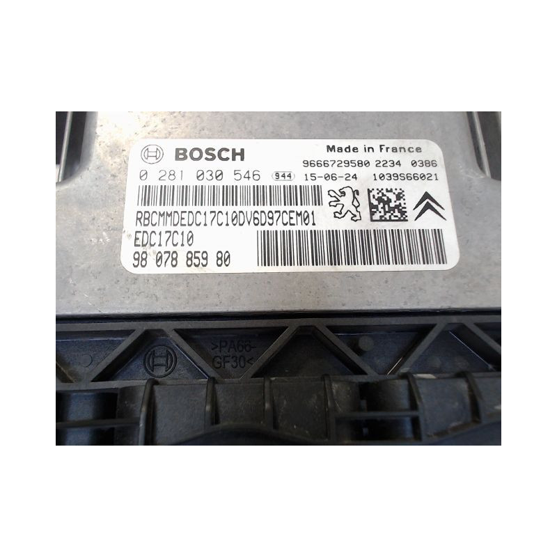CALCULATEUR MOTEUR CITROEN BERLINGO FOURGON 2008-