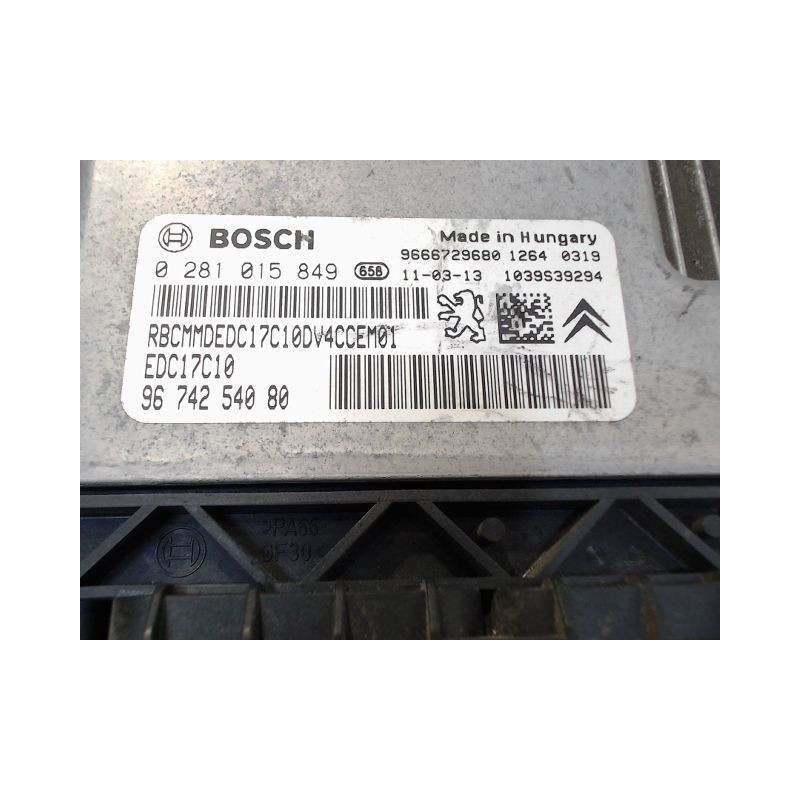 CALCULATEUR MOTEUR PEUGEOT 207 2011-
