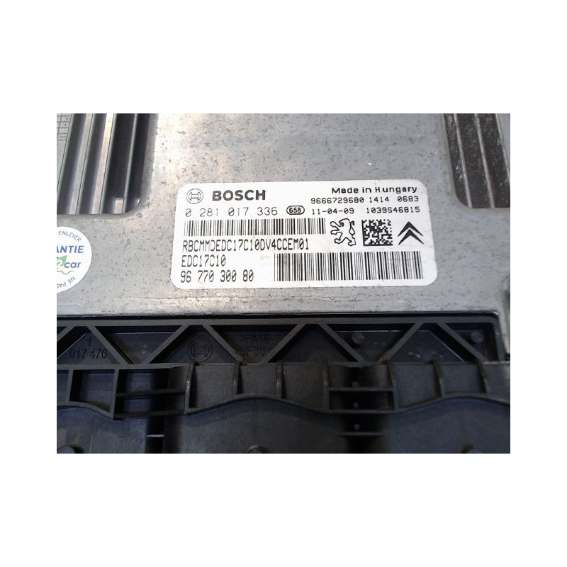 CALCULATEUR MOTEUR PEUGEOT 207 2006-2013