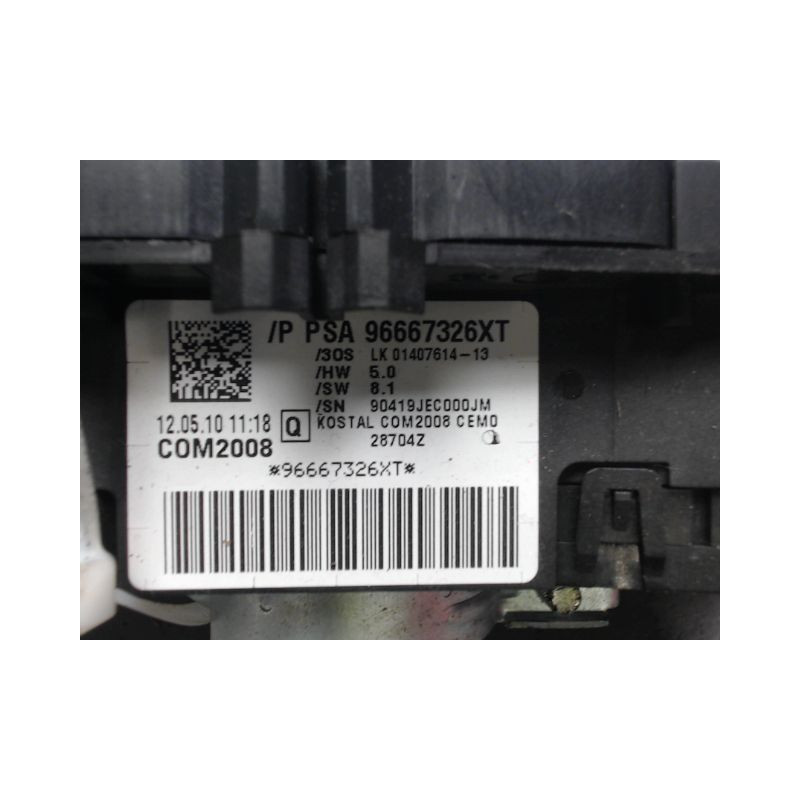 BLOC COMMODOS CITROEN C3 2009-