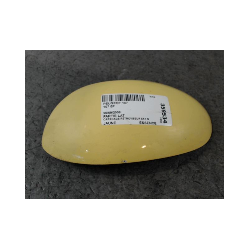 CARENAGE RETROVISEUR EXTERIEUR GAUCHE PEUGEOT 107 5P