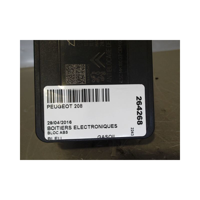 UNITE HYDRAULIQUE ABS PEUGEOT 208