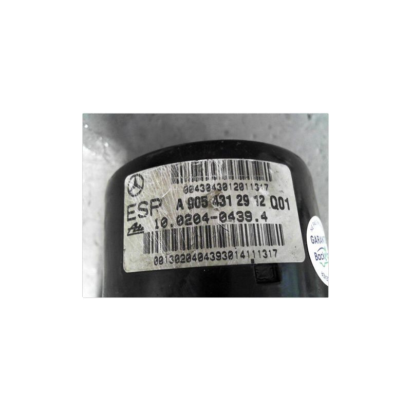 UNITE HYDRAULIQUE ABS MERCEDES CLASSE C 04-06