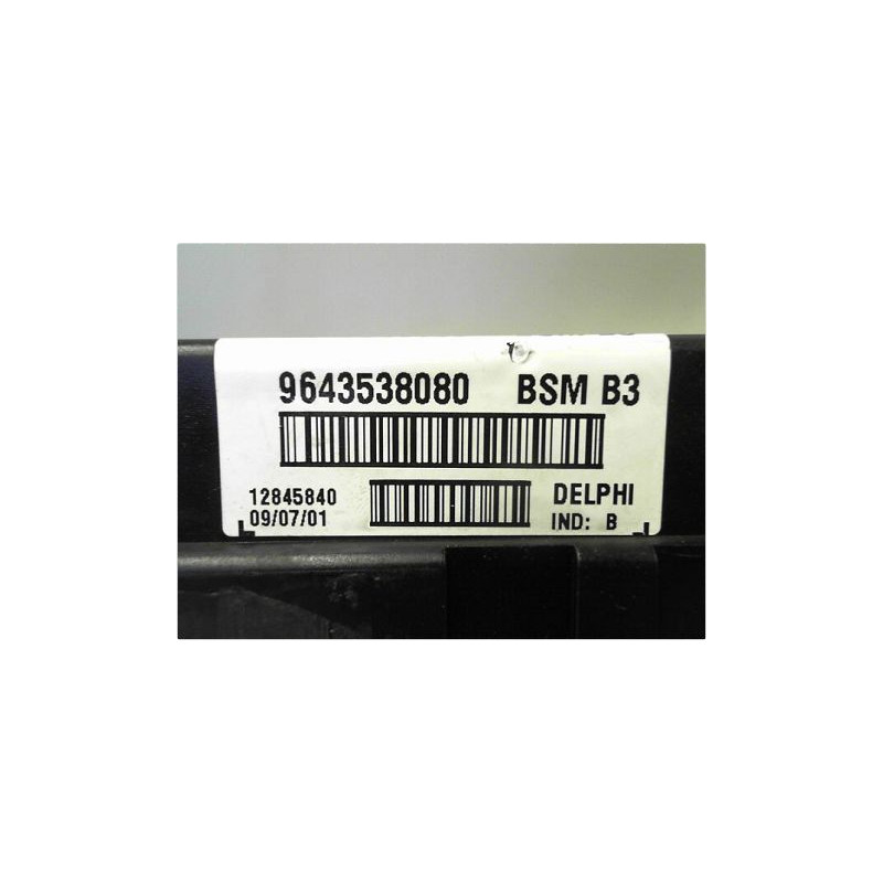 BOITE A FUSIBLES PEUGEOT 307 2001-2005